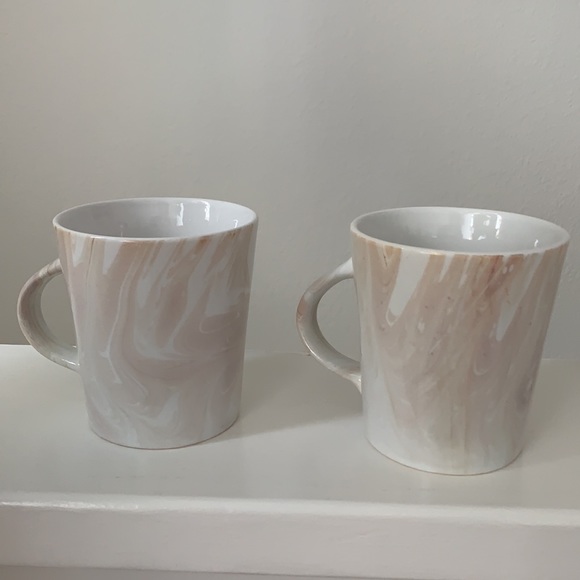(2) Ceramic Marble Cup - Picture 2 of 4